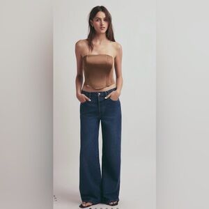 Favorite Daughter - The Ollie Low Rise Ultimate Baggy Wide Leg in Bedford